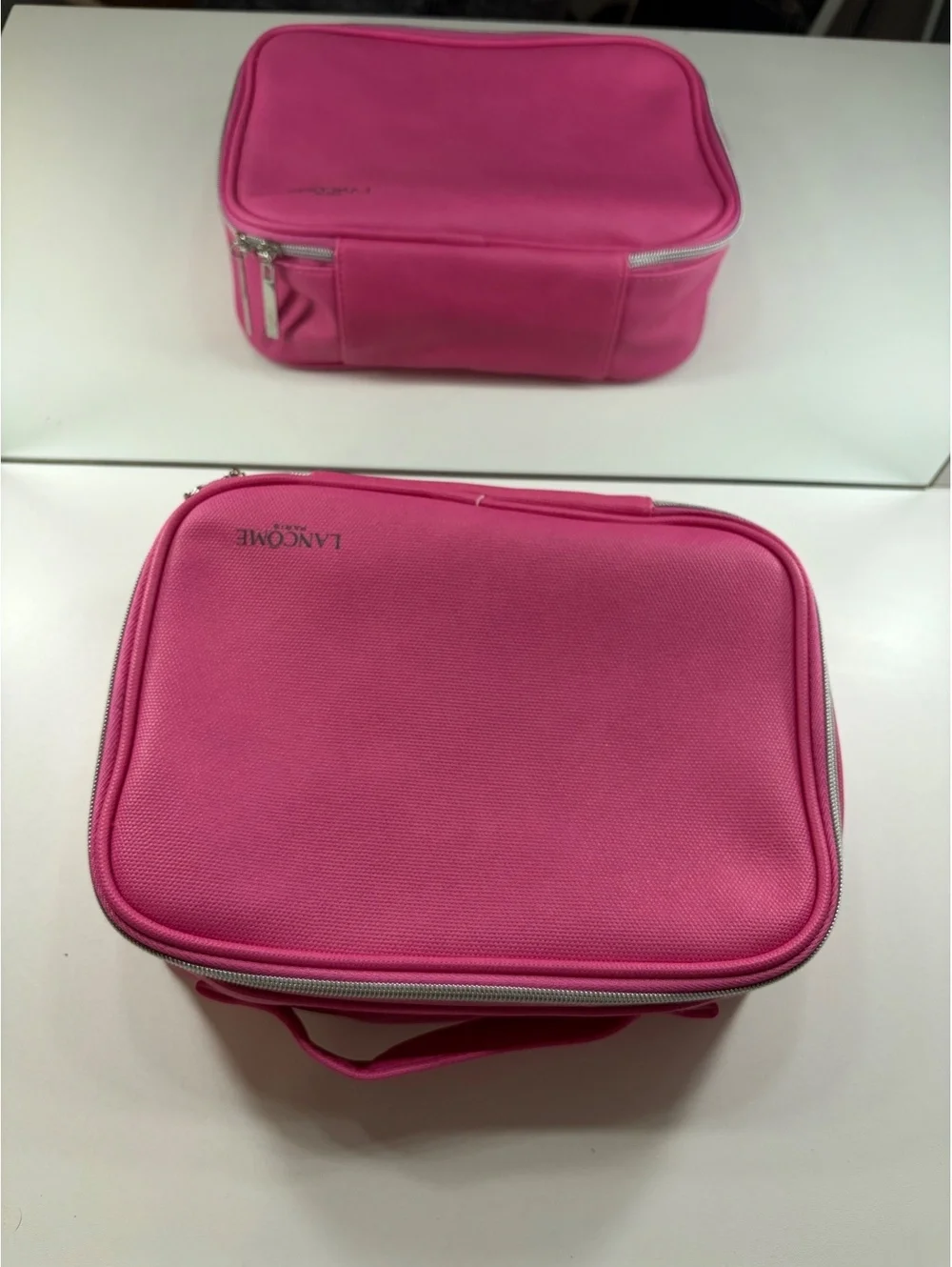 Lancôme Pink Cosmetic Travel Bag with Handle